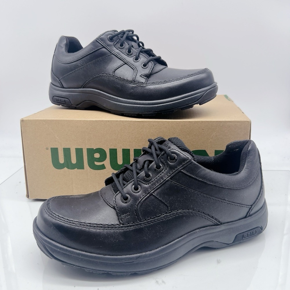 Dunham Midland Men Waterproof Comfort Sneaker Black Leather US 7.5 4E Extra Wide